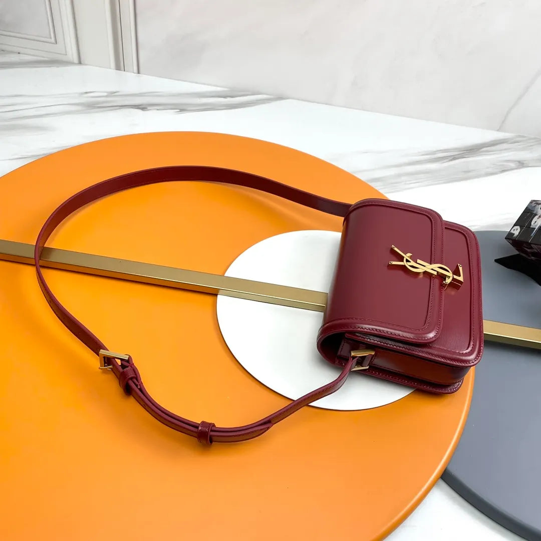 Solferino 7.5 in Box Leather Shoulder Bag 634306.Zx