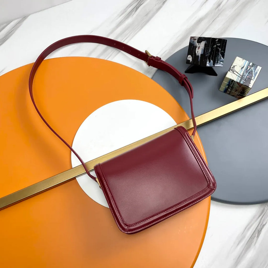 Solferino 7.5 in Box Leather Shoulder Bag 634306.Zx
