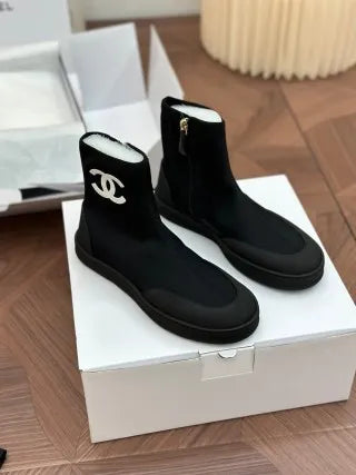 Stretch Lycra Short Boots 252038