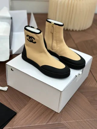Stretch Lycra Short Boots 252040