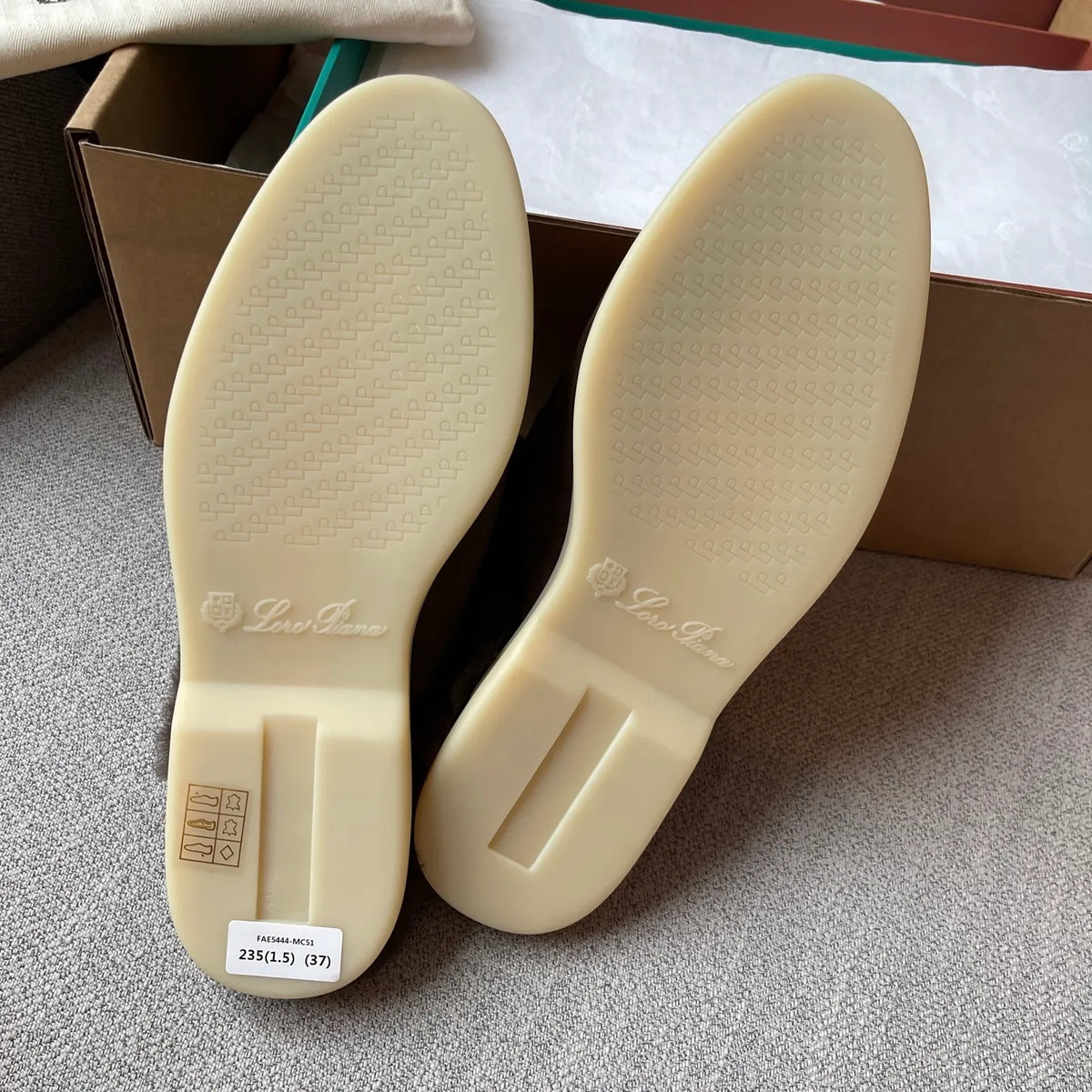 Suede Beaver Fur Slippers 281083