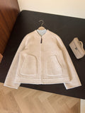 TL 488433 Women's Oatmeal Coat Jacket