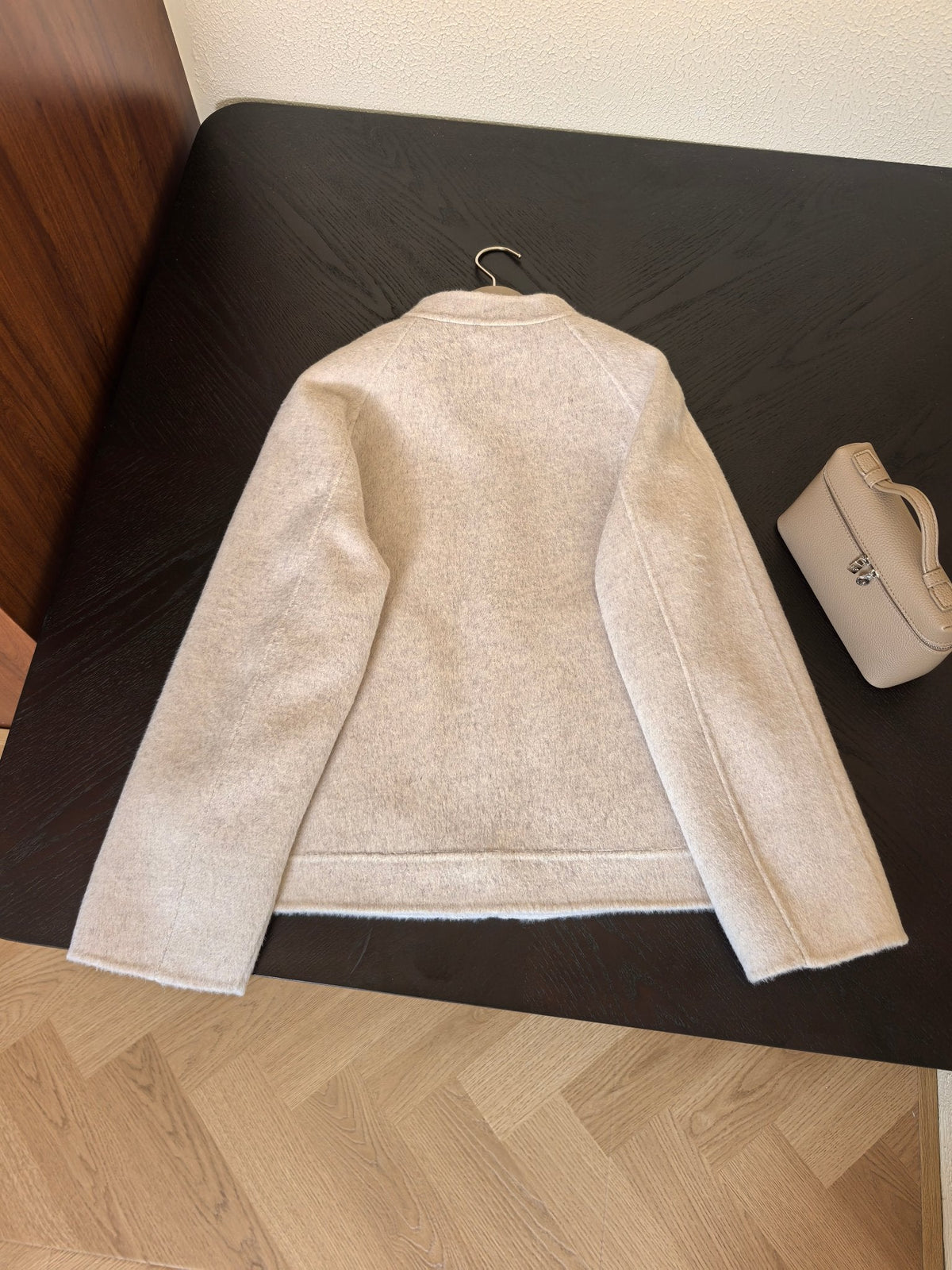 TL 488433 Women's Oatmeal Coat Jacket