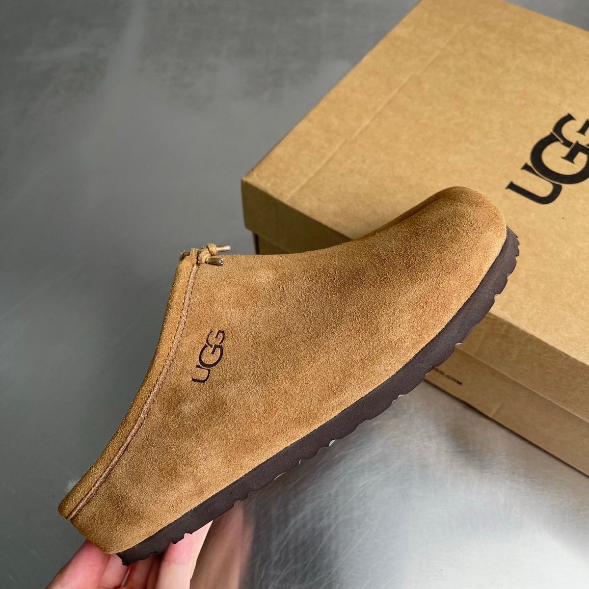 UGG Women's Split Toe Shearling Mule Slippers