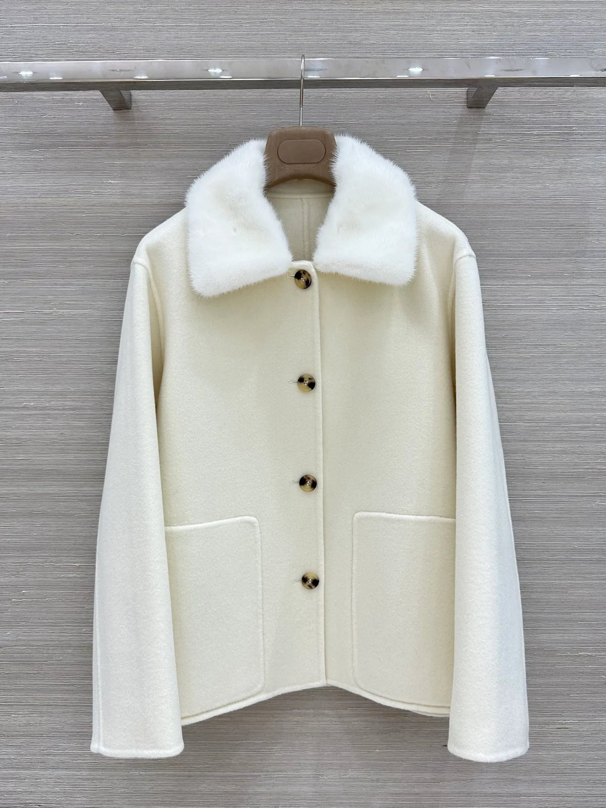 Unisex Classic Tailored Long Overcoat