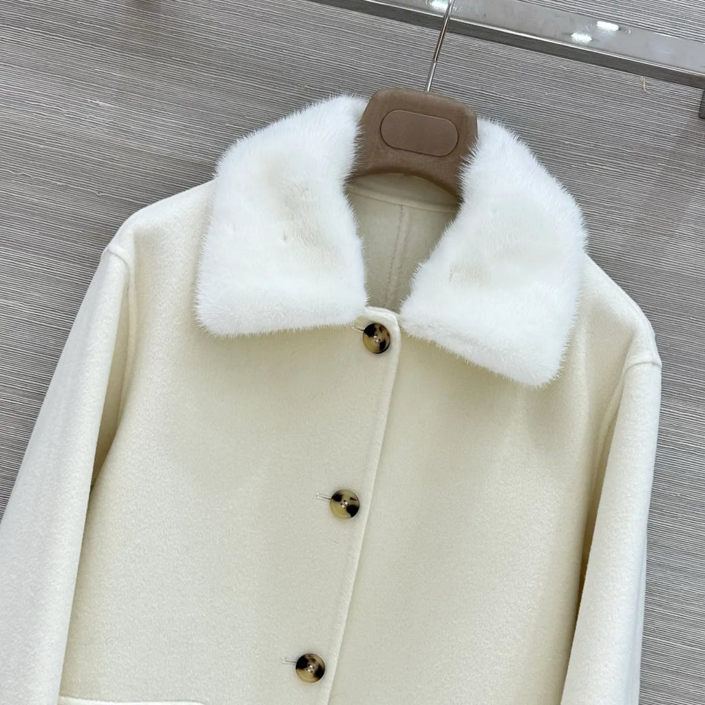 Unisex Classic Tailored Long Overcoat