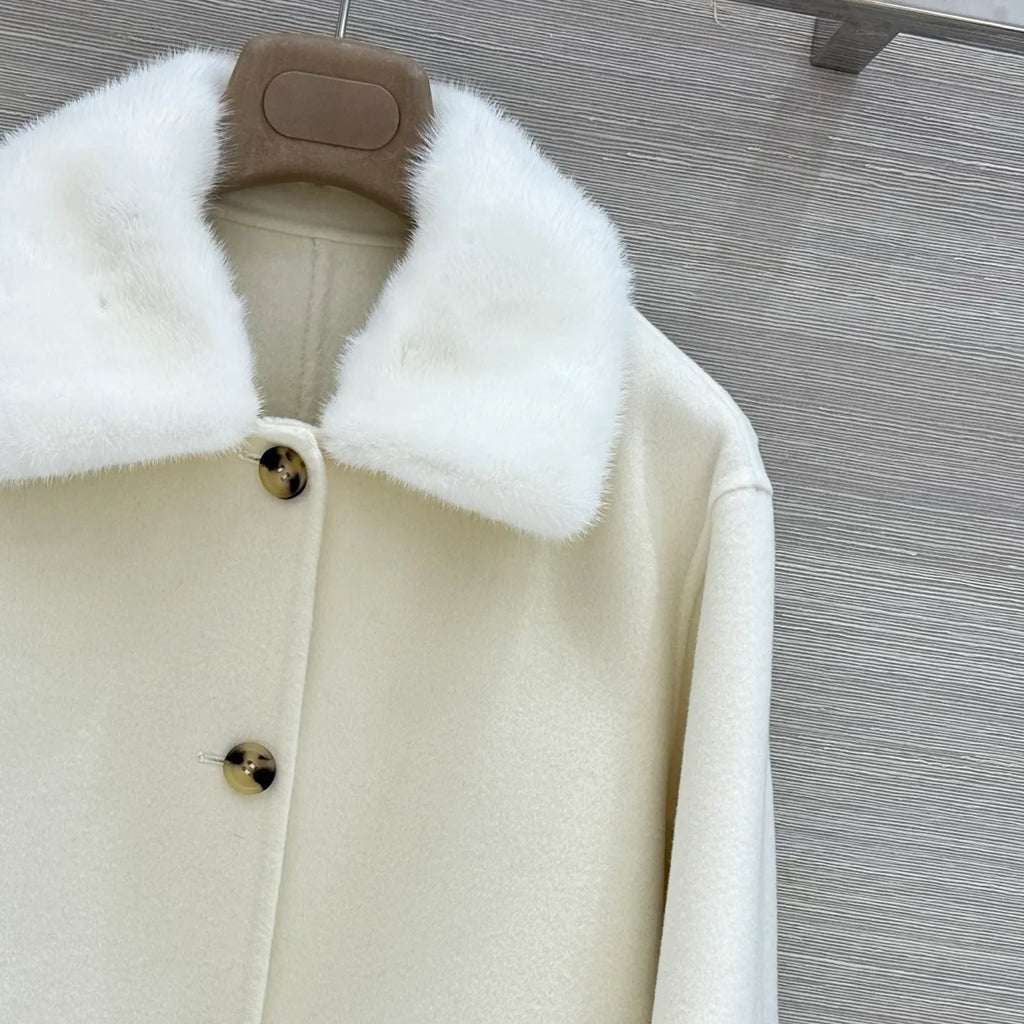 Unisex Classic Tailored Long Overcoat