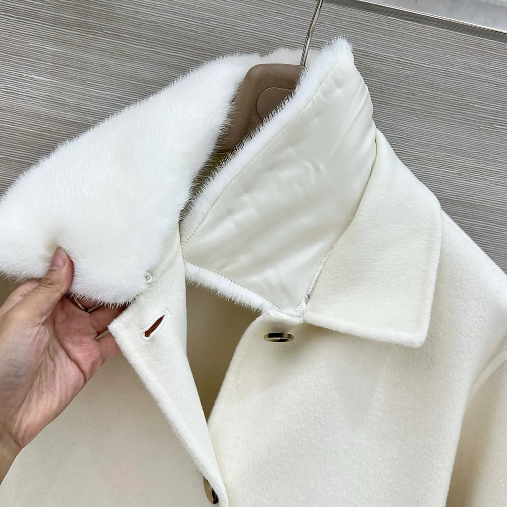 Unisex Classic Tailored Long Overcoat