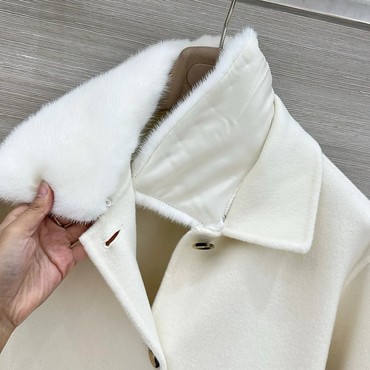 Unisex Classic Tailored Long Overcoat