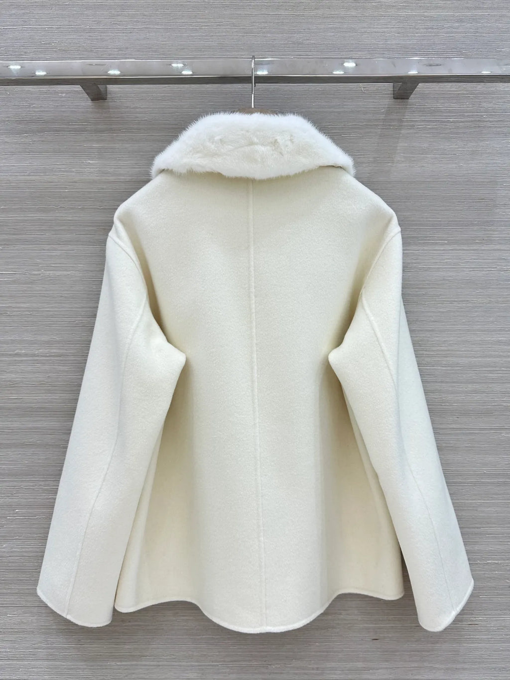 Unisex Classic Tailored Long Overcoat
