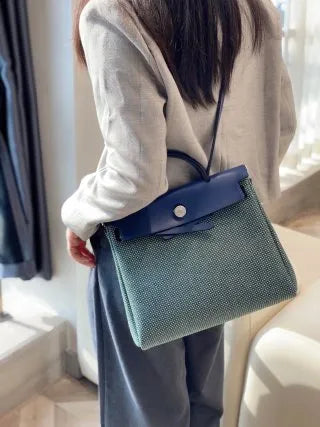 Unisex Retro Floral Casual Handbag