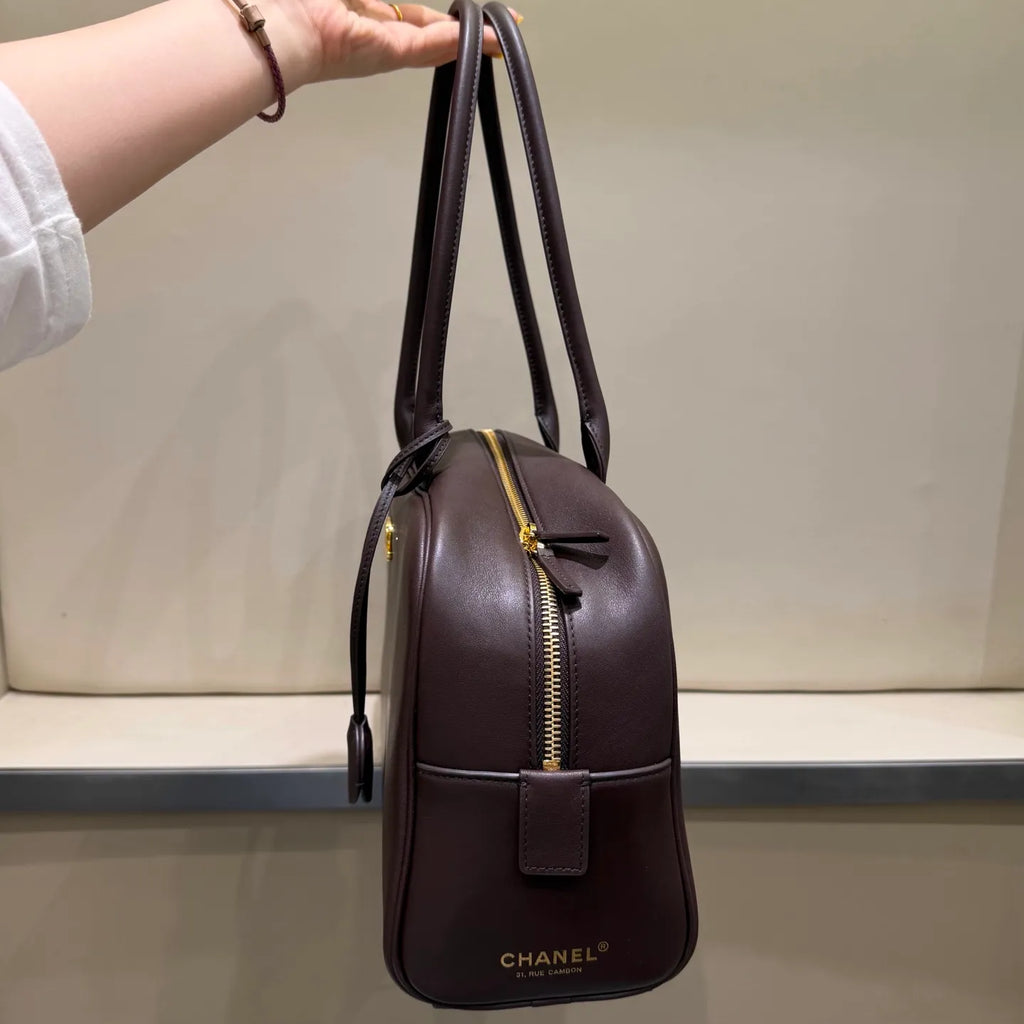 Vintage Retro Bowling Leather Shoulder Bag 139966