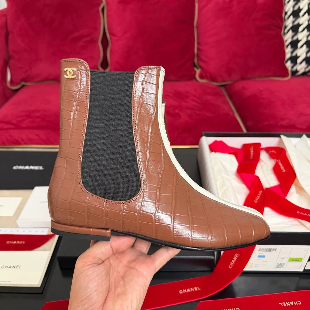Women's Brown Flats 349384