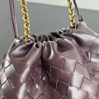 Women's BV Dustbag Leather 13 in Shoulder Bag 844626