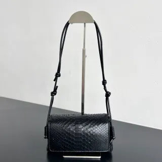 Women's BV Notturno Snakeskin 8.3 in Crossbody Bag 843893