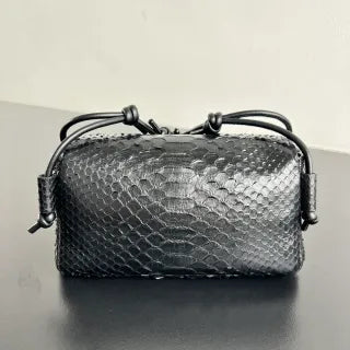 Women's BV Notturno Snakeskin 8.3 in Crossbody Bag 843893