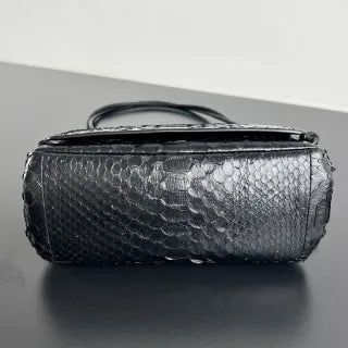 Women's BV Notturno Snakeskin 8.3 in Crossbody Bag 843893