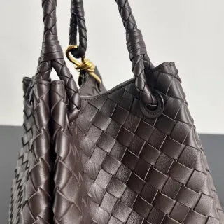 Women's BV Parachute Leather 11.8 in Shoulder Bag 796571