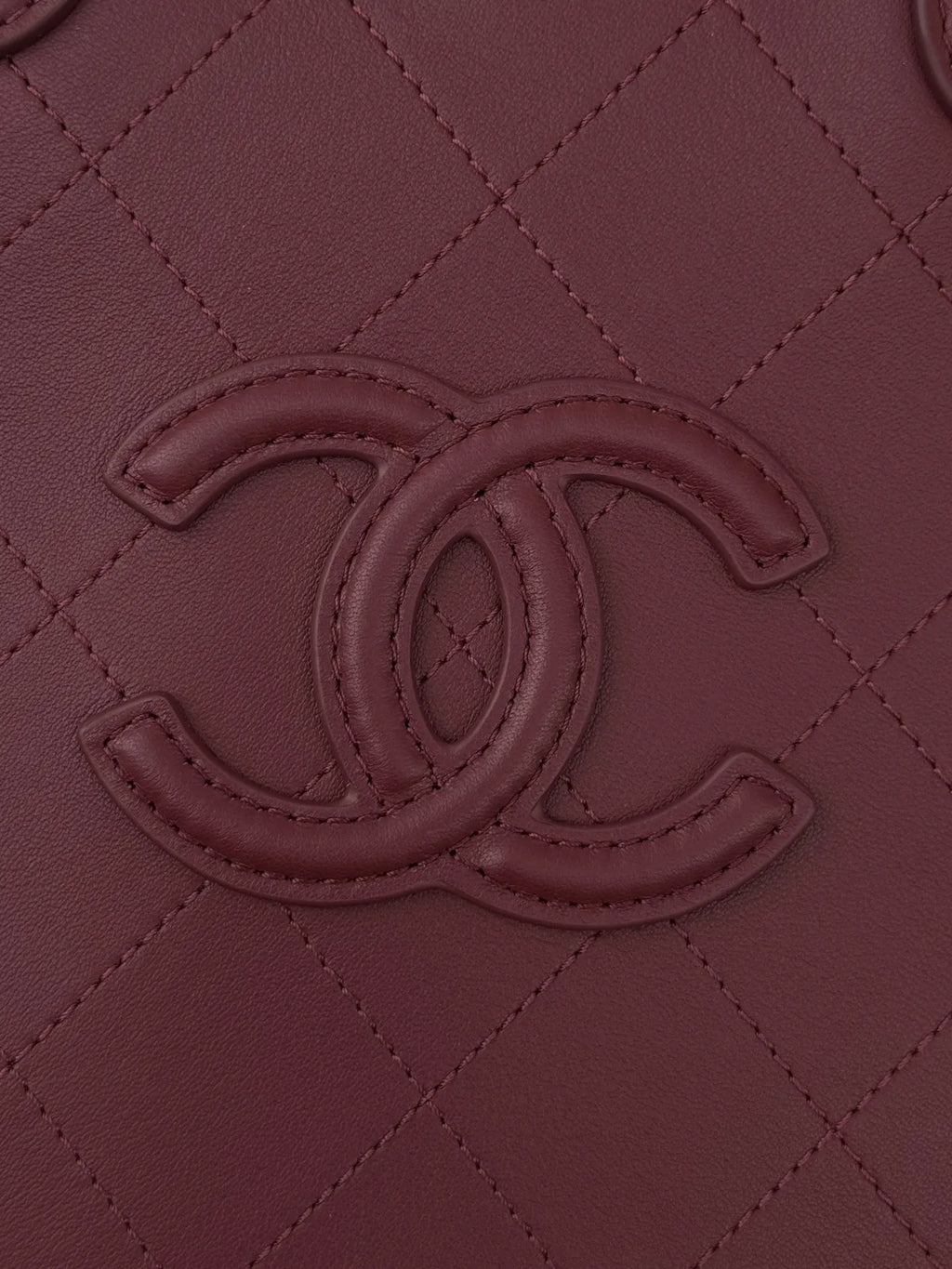 Women's Calfskin Leather Shopping Tote Bag AS6199 26B