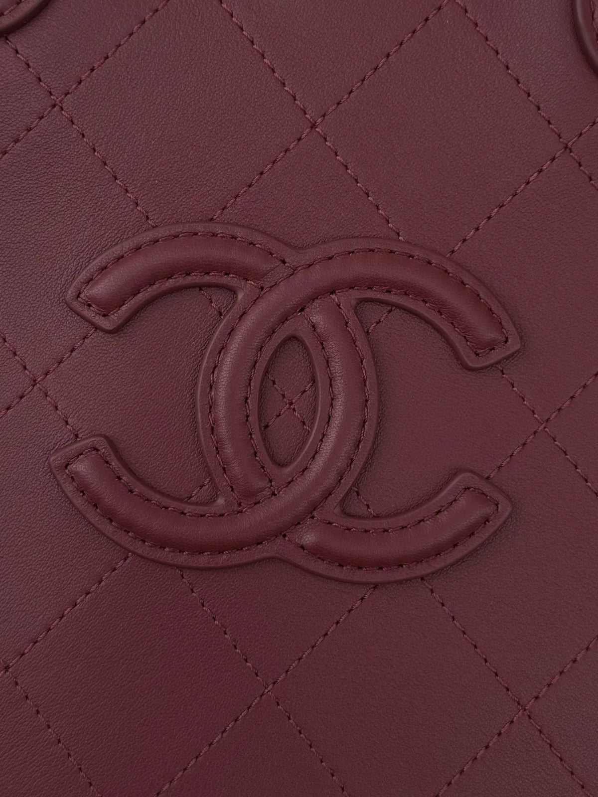 Women's Calfskin Leather Shopping Tote Bag AS6199 26B