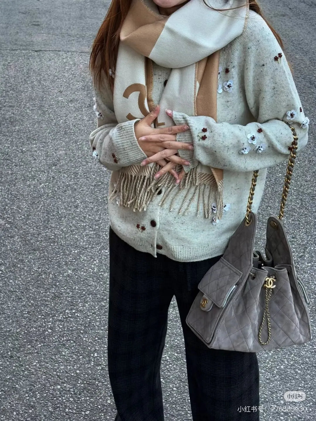 Women's Casual Pocket Shoulder Tote Bag 139888