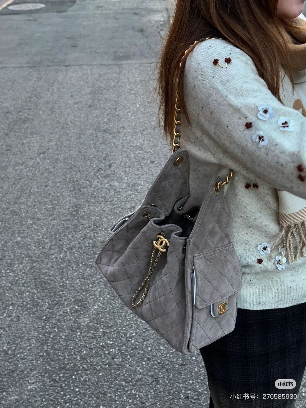 Women's Casual Pocket Shoulder Tote Bag 139888
