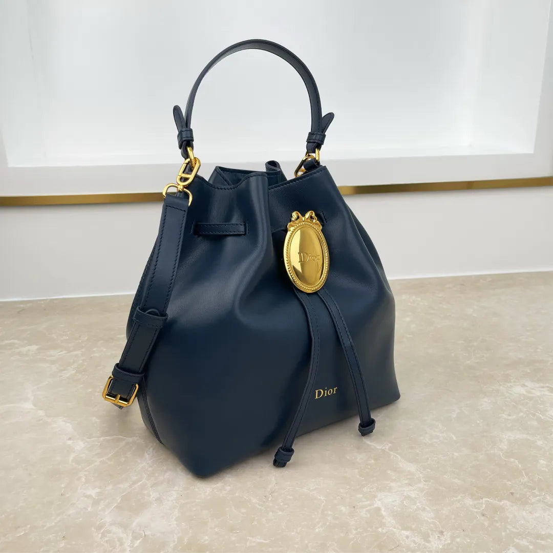 Women's Lady Dior Cowhide 9.4 in Bucket Bag 1539 289972