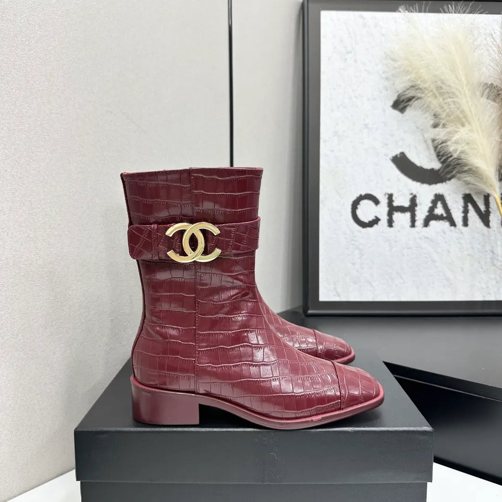 Women's Leather Crystal Sheepskin Outsole Sandals 2026