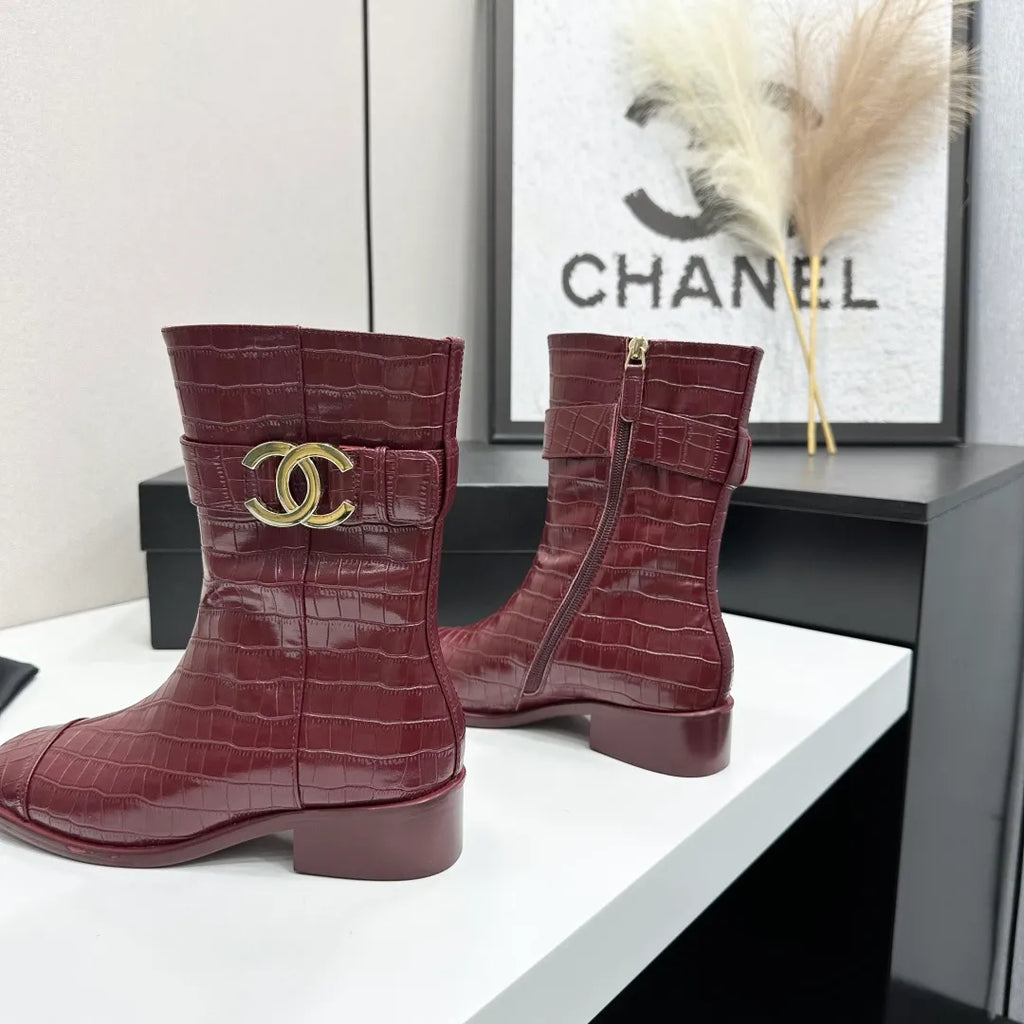 Women's Leather Crystal Sheepskin Outsole Sandals 2026