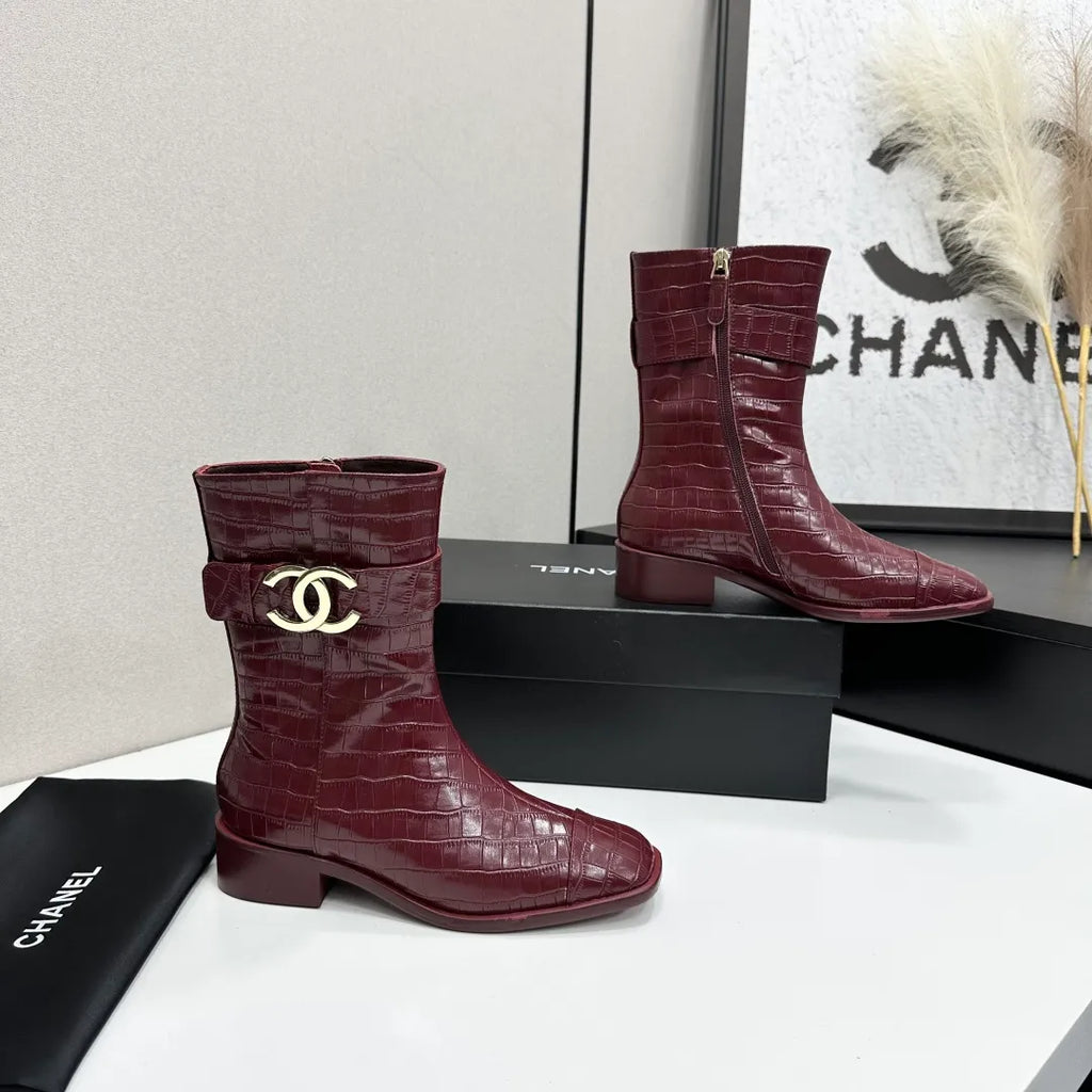 Women's Leather Crystal Sheepskin Outsole Sandals 2026