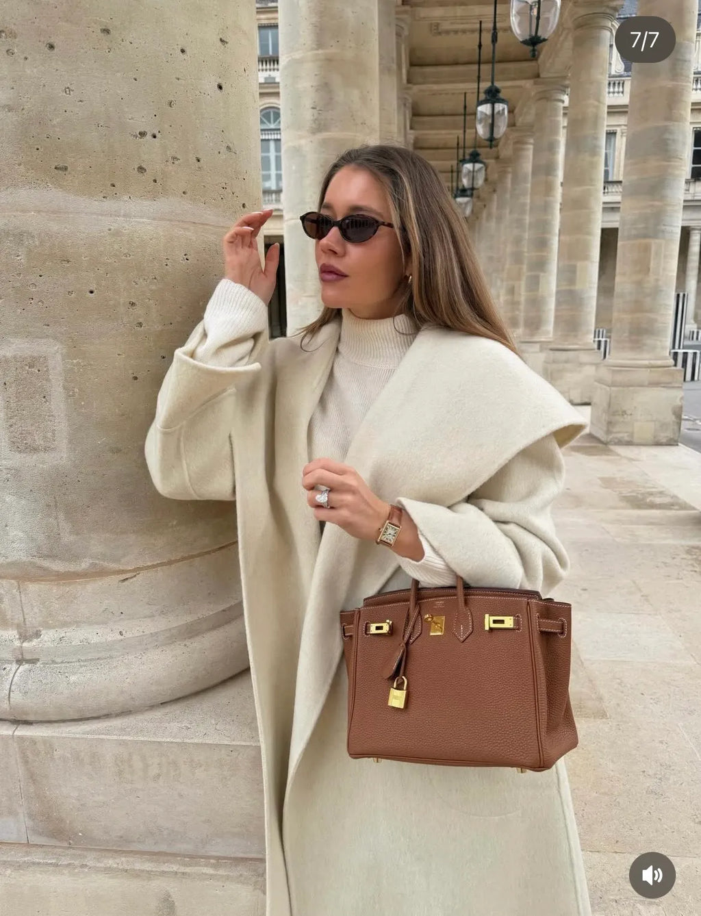 Women's Leather Handbag Golden Brown