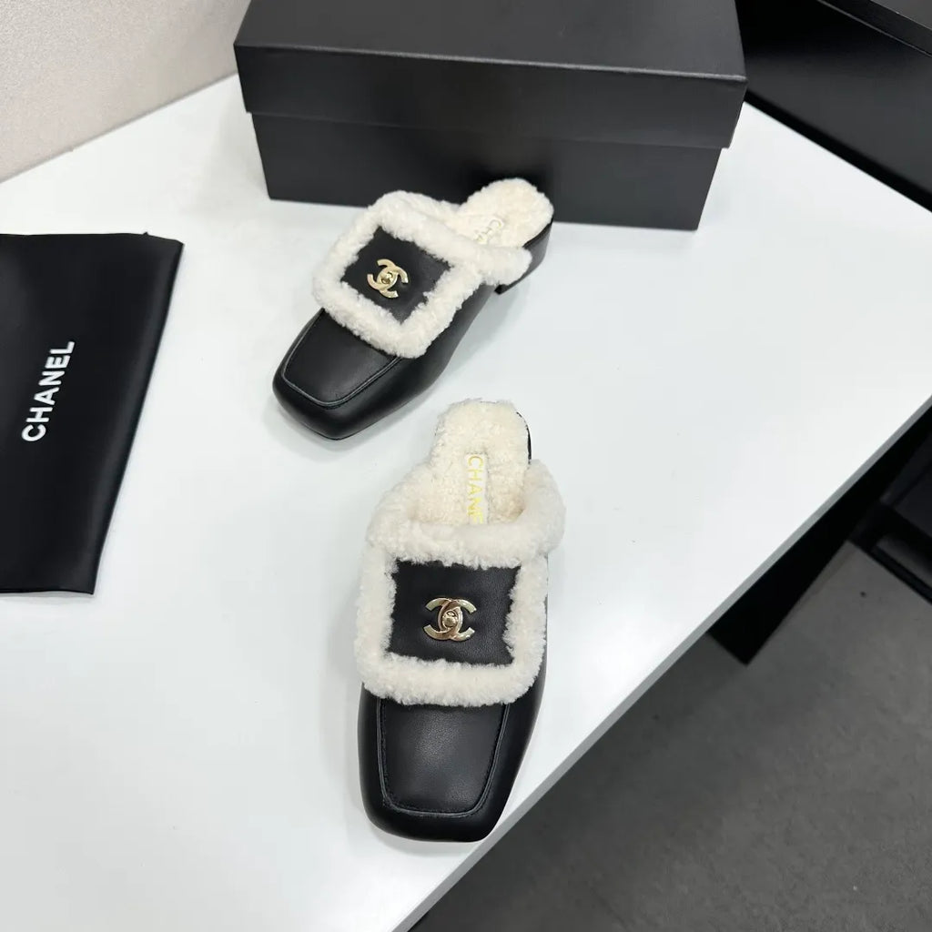 Women's Leather Wool Lining Shoes Genuine Leather Sole 2026