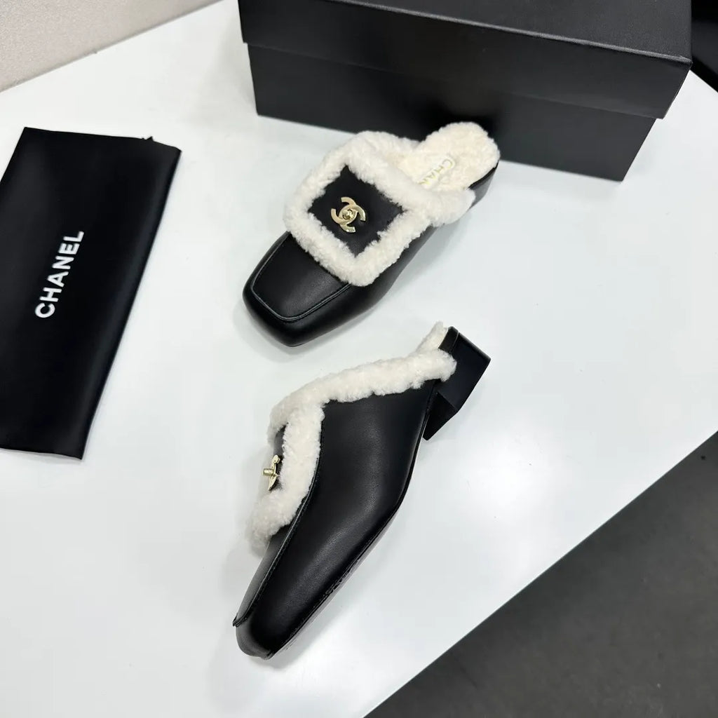 Women's Leather Wool Lining Shoes Genuine Leather Sole 2026