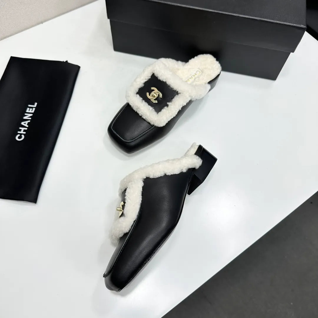 Women's Leather Wool Lining Shoes Genuine Leather Sole 2026