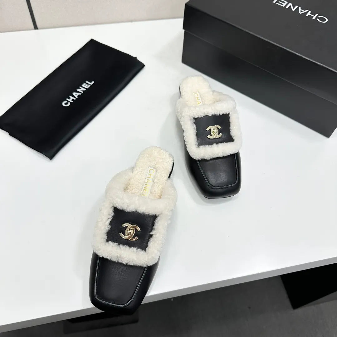 Women's Leather Wool Lining Shoes Genuine Leather Sole 2026