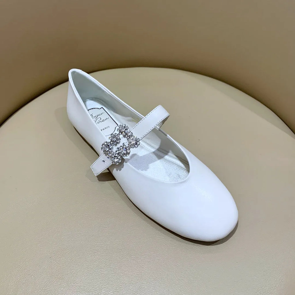 Women's Roger Vivier Square Buckle Mary Janes 279208