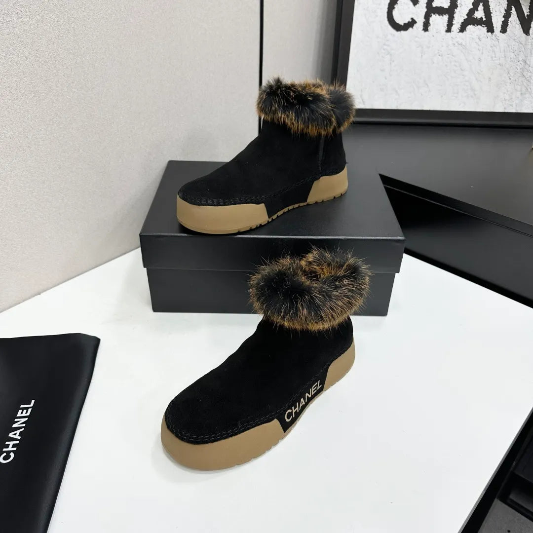 Women's Sandals Cowhide Crystal Sheepskin Rubber 2026