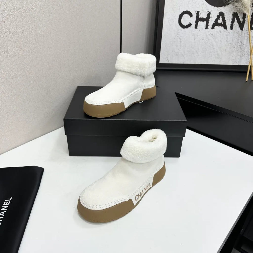 Women's Sandals Cowhide Crystal Sheepskin Rubber 2026