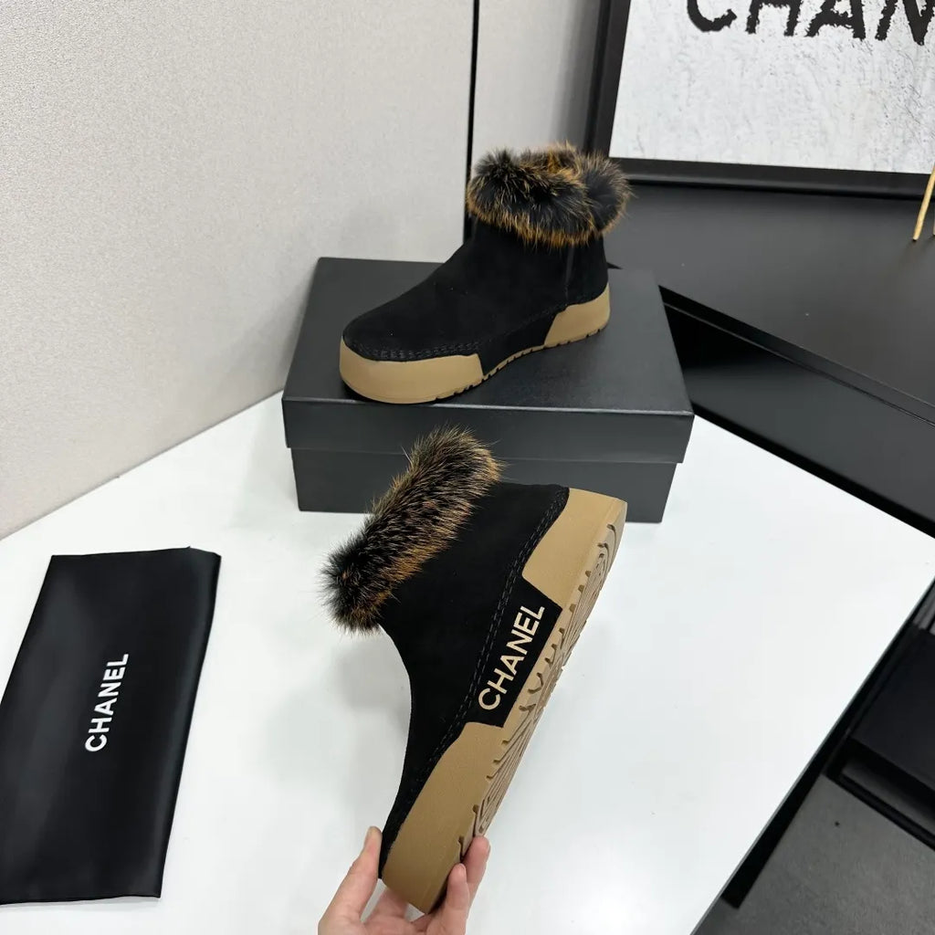 Women's Sandals Cowhide Crystal Sheepskin Rubber 2026