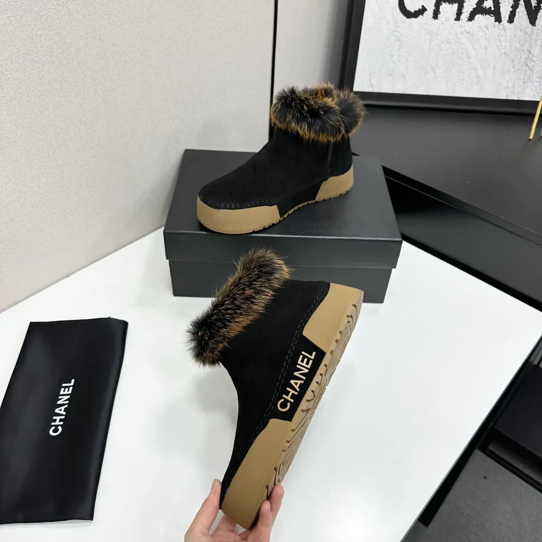 Women's Sandals Cowhide Crystal Sheepskin Rubber 2026