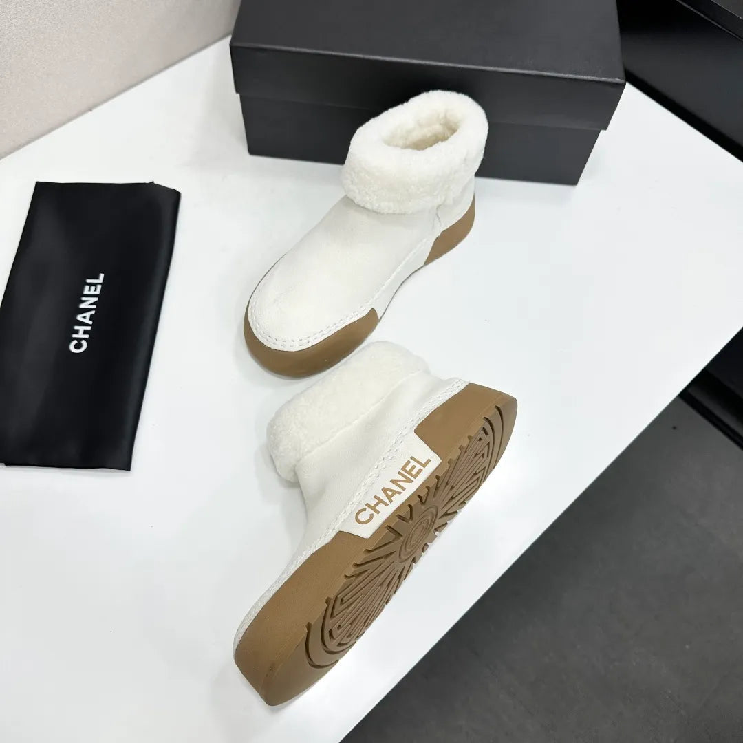 Women's Sandals Cowhide Crystal Sheepskin Rubber 2026