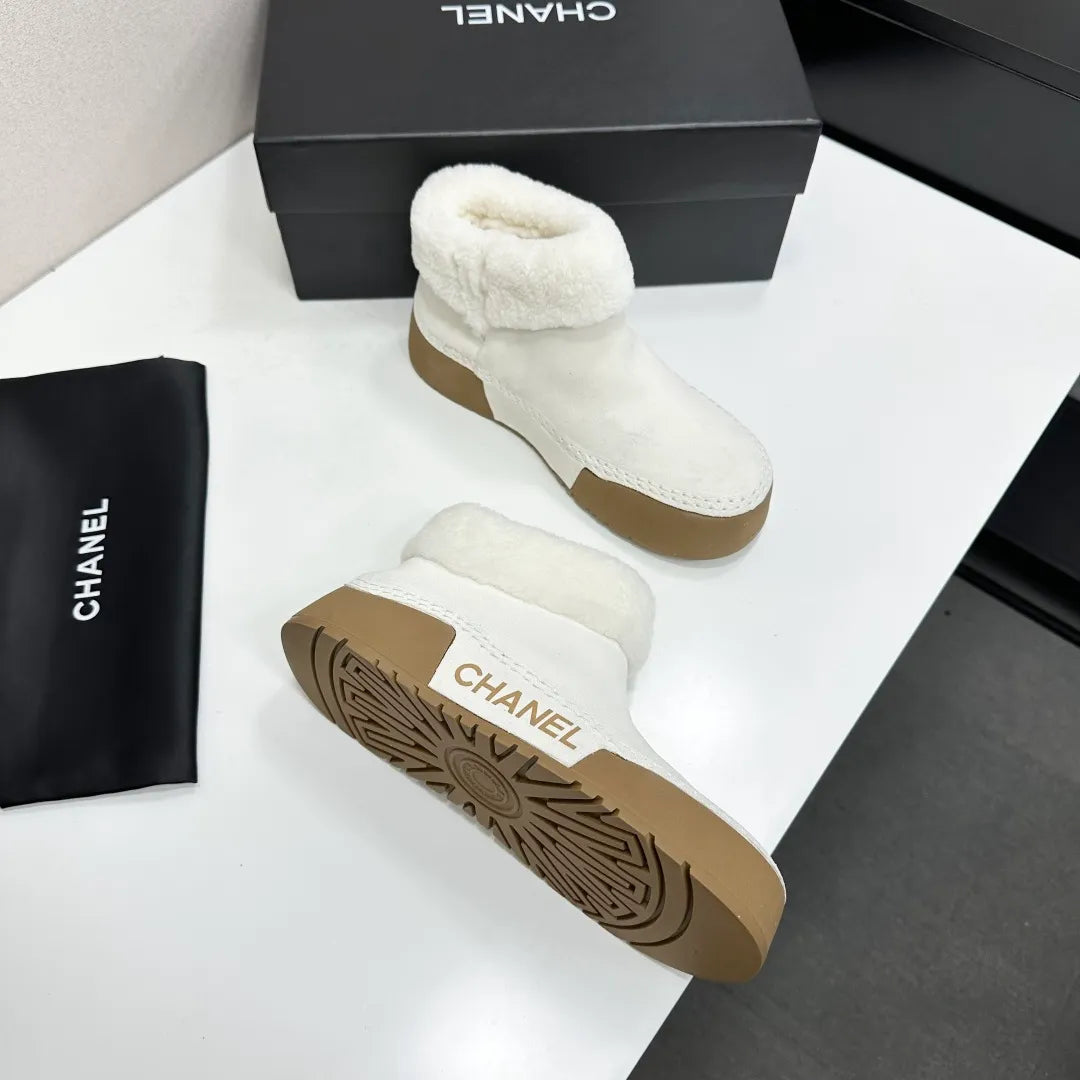 Women's Sandals Cowhide Crystal Sheepskin Rubber 2026