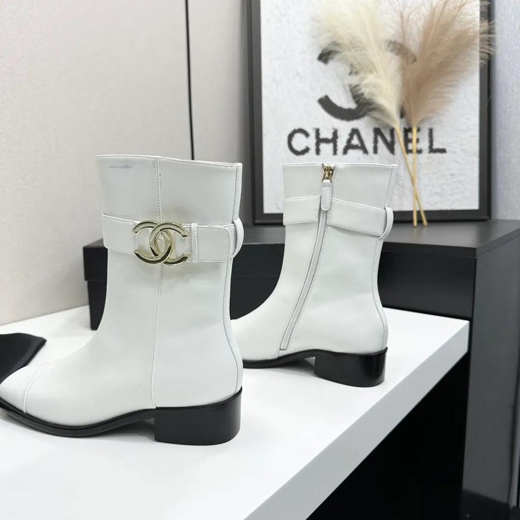 Women's Short Flat Sandals Cowhide Crystal Sheepskin 2026