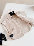 Women's Stand Collar Zip-Up Jacket Savannah Beige