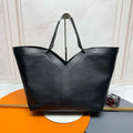 Y 15.4 in Fine-Grain Leather Tote Bag 817602