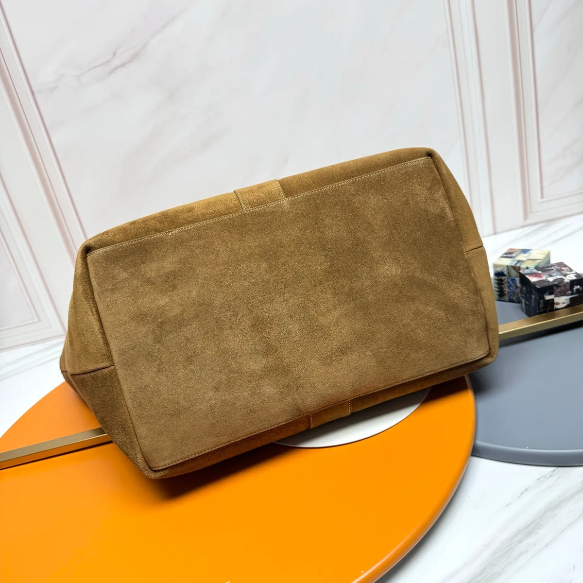 YSL Leather Tote Bag 817602