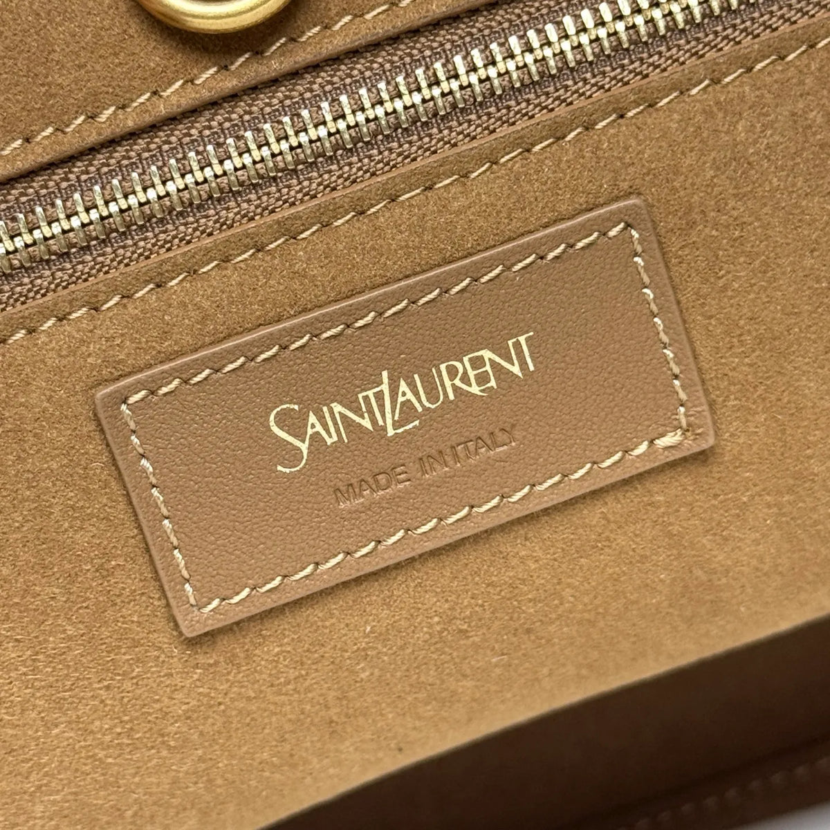 YSL Leather Tote Bag 817602