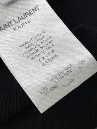 YSL Women's Ribbed V-Neck Knit Cardigan 57800270