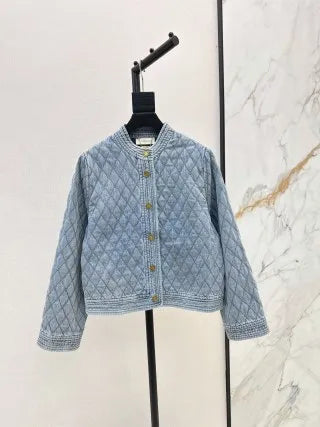 Zimmermann Women's Quilted Denim Jacket 93420410