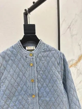 Zimmermann Women's Quilted Denim Jacket 93420410